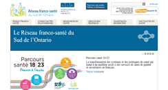 Desktop Screenshot of francosantesud.ca